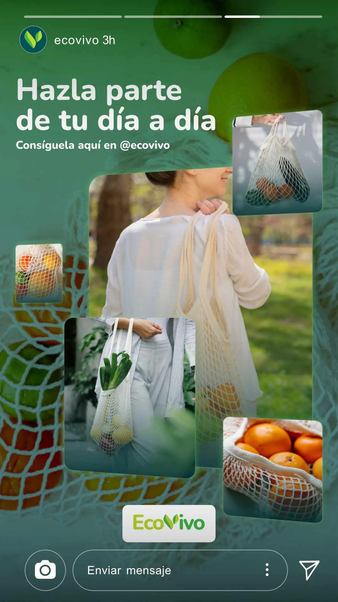 Stories de Ecovivo bolsa tejida